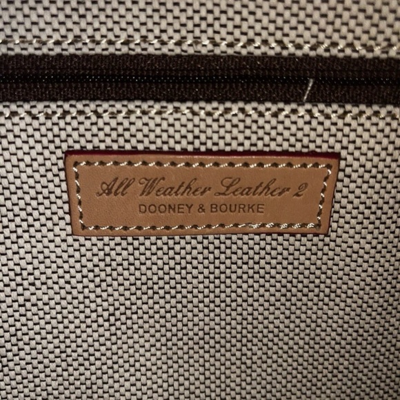 Dooney & Bourke Black and Tan Shoulder Bag - Picture 7 of 8